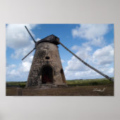 Bettys Hope in Antigua Canvas Print (Voorkant)