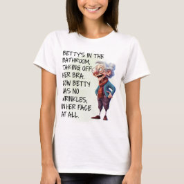 Betty's in de badkamer vrouwen t-shirt