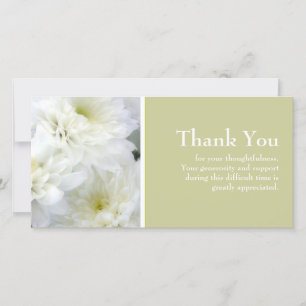 Betuiging van medeleven dank je bedankkaart