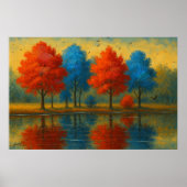 Between Fire and Frost Landscape Poster (Voorkant)