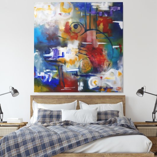 Between Silence and Storm  Canvas Afdruk (Insitu (Slaapkamer))