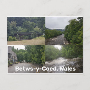 Betws-y-Coed, Wales Briefkaart