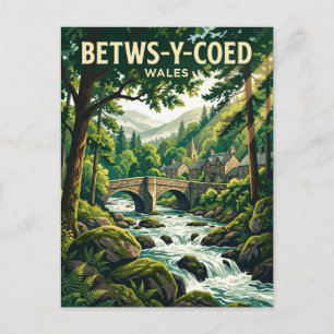 Betws-y-Coed Wales Briefkaart