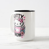 beugel tweekleurige koffiemok (Voorkant links)