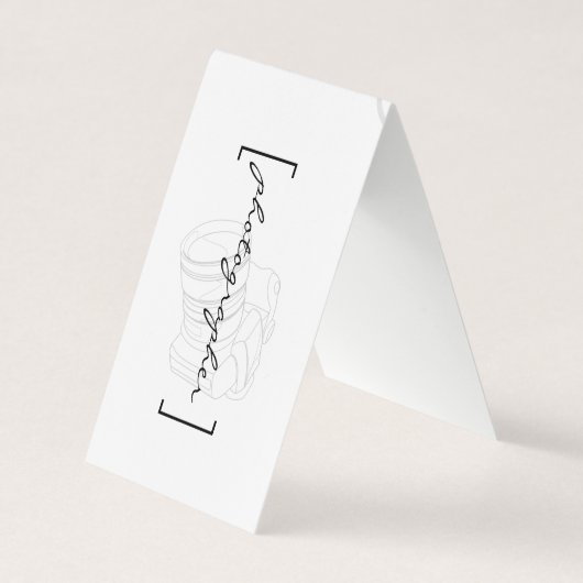 Beugels / Fotograaf Visitekaartje (Voorkant)