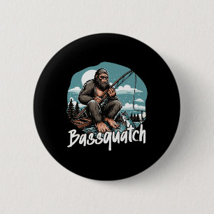 Beuk! Grappig Gevist Outdoor Retro Fisherman Gif Ronde Button 5,7 Cm