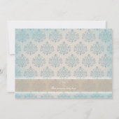 Beuk van de baby aankondiging (Achterkant)