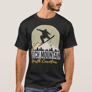 Beukenberg North Olina Snowboarden Retro Vint T-shirt