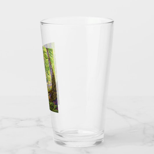 Beukenbomen in het bos (bos) (Paul Ranson) Glas (Links)