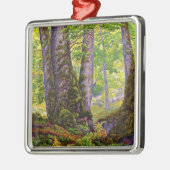 Beukenbomen in het bos (bos) (Paul Ranson) Metalen Ornament (Links)
