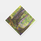 Beukenbomen in het bos (bos) (Paul Ranson) Servet (Hoek)