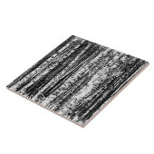 Beukenbomen, witte en steenkoolgrijs / grijs tegeltje (Zijkant)