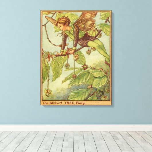 Beukenboom — Melk van Vision Studio Canvas Afdruk (Insitu (Houten vloer))