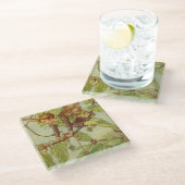 Beukenboom — Melk van Vision Studio Glazen Onderzetter (Schuin)