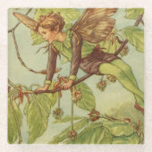 Beukenboom — Melk van Vision Studio Glazen Onderzetter (Voorkant)