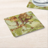 Beukenboom — Melk van Vision Studio Kartonnen Onderzetters (Schuin)