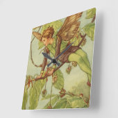 Beukenboom — Melk van Vision Studio Vierkante Klok (Hoek)