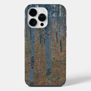 Beukenbos I door Gustav Klimt Schilderij Kunstwerk iPhone 14 Pro Max Hoesje
