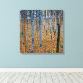 Beukenbos I | Gustav Klimt | Canvas Afdruk (Insitu (Houten vloer))