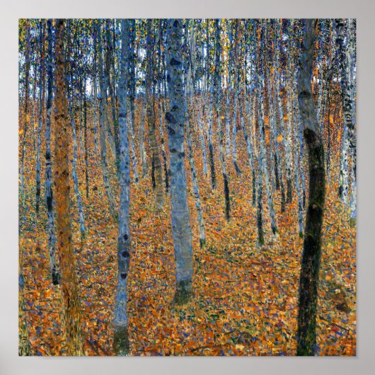 Beukenbos I | Gustav Klimt | Poster (Voorkant)