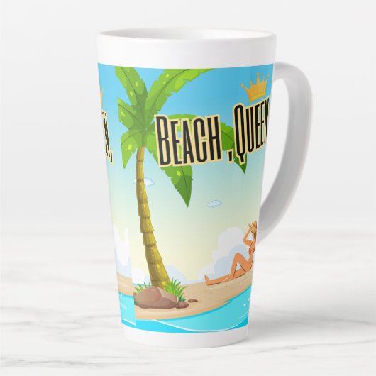 beukenkoningin latte mok (Rechterhoek)