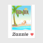 beukenkoningin sticker (Vel)