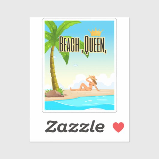 beukenkoningin sticker (Vel)