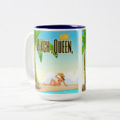 beukenkoningin tweekleurige koffiemok (Voorkant links)