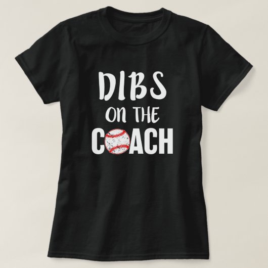 Beul op de coach shirt honkbal vrouw (Design voorkant)