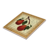 Beurré Clairgeau Peer ~ Ulysses Prentiss Hedrick ~ Tegeltje (Zijkant)