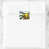 Beurs Bull Ronde Sticker (Tas)