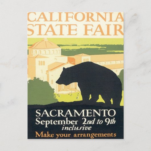 beurs in Californië Briefkaart (Voorkant)