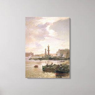 beurs in Sint-Petersburg, 1891 Canvas Afdruk