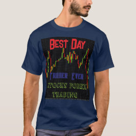 Beurs Kandelaar Grafiek Beste Daghandelaar T-shirt