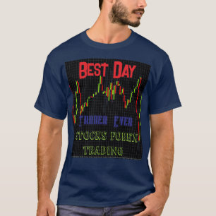 Beurs Kandelaar Grafiek Beste Daghandelaar T-shirt