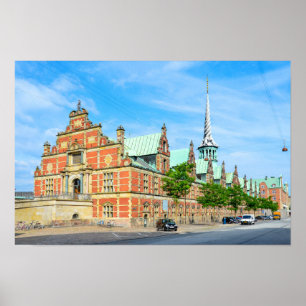 Beursgebouw, Kopenhagen, Denemarken Poster