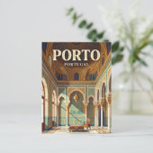 Beursgebouw Portugal Briefkaart (Staand voorkant)