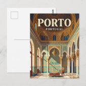 Beursgebouw Portugal Briefkaart (Voorkant / Achterkant)