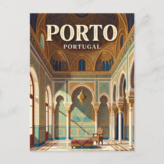 Beursgebouw Portugal Briefkaart (Voorkant)