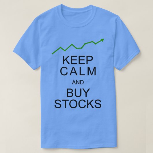 beursgenoteerde aandelenmarkt belegger t-shirt (Design voorkant)