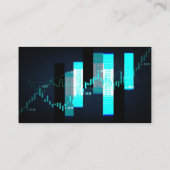 Beursgrafiek | Financieel logo Visitekaartje (Achterkant)