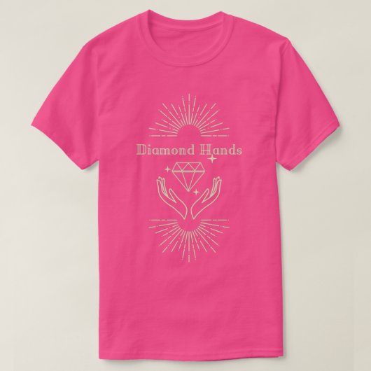 Beurshandel in diamanten t-shirt (Design voorkant)