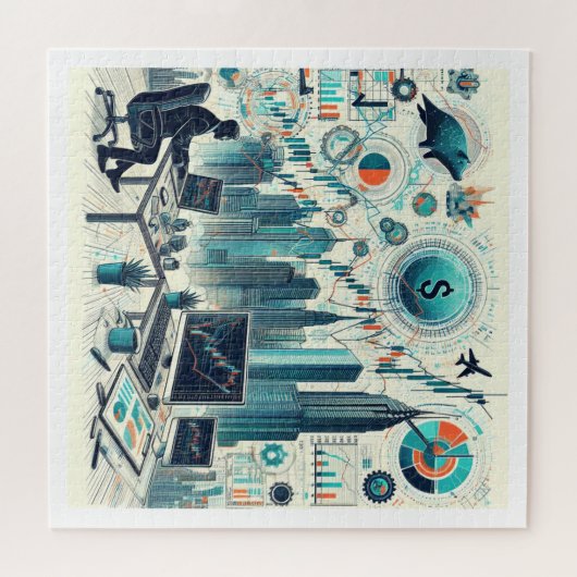 Beurshandel puzzel (Horizontaal)