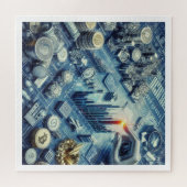 Beurshandel puzzel legpuzzel (Horizontaal)