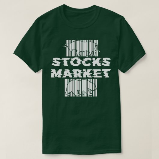 beurskapitalistische aandelenmarkt t-shirt (Design voorkant)
