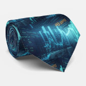 Beursmakelaar Financiële Planner Neckties Stropdas (Opgerold)