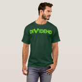 Beursmarkt voor dividend-handelskapitaal t-shirt (Voorkant volledig)