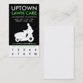 beursprogramma voor de verzorging van de stad upto klantenkaartje (Voorkant / Achterkant)