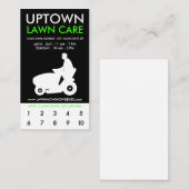 beursprogramma voor de verzorging van de stad upto klantenkaartje (Voorkant / Achterkant)