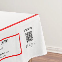 Beursstandaard Wit Rood 52 x 70 QR Code